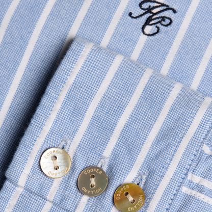 Oxford Shirt Sky Blue Stripe