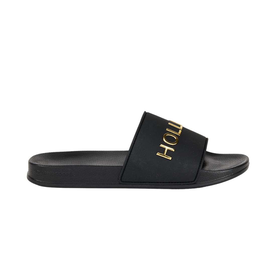 HC Pool Slides Black Gold