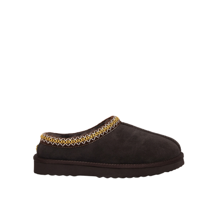 Ultra Low Shearling Mule Chocolate