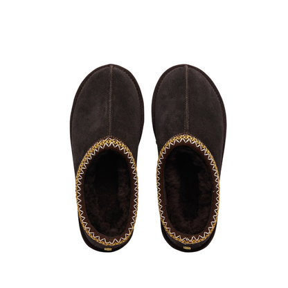 Ultra Low Shearling Mule Chocolate