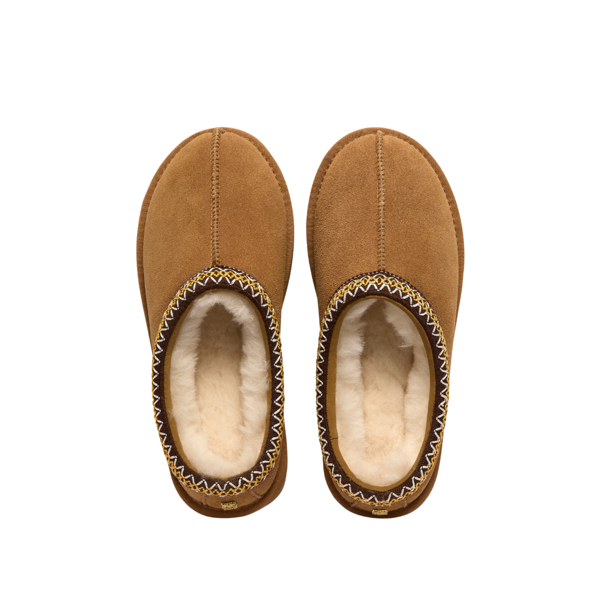 Ultra Low Shearling Mule Tan