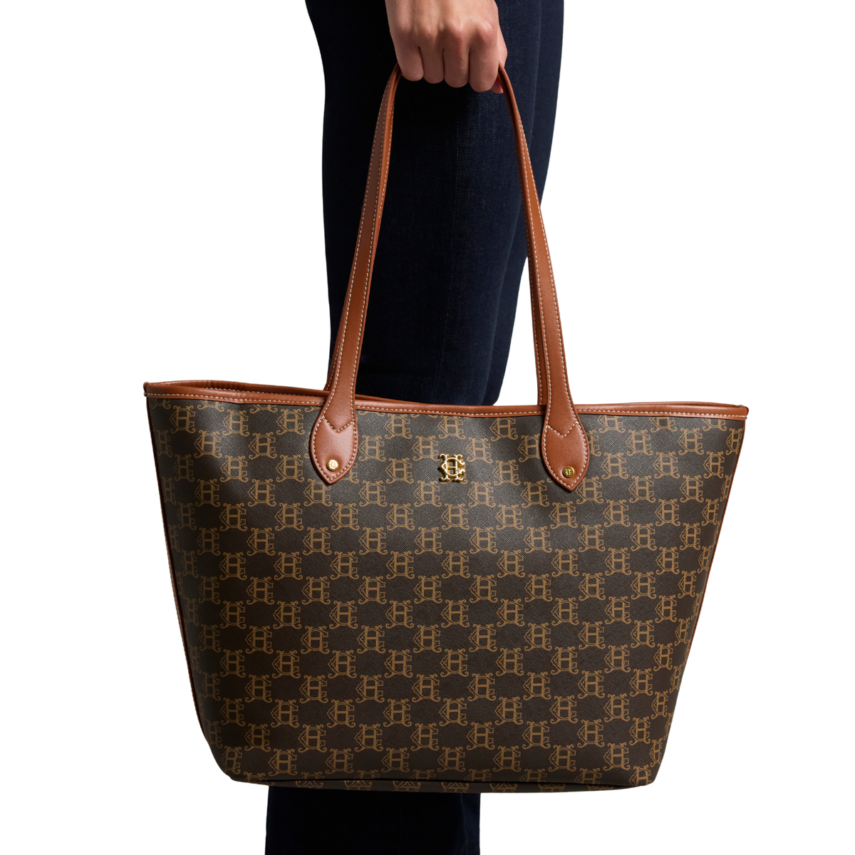 Monogram Tote Tan Monogram