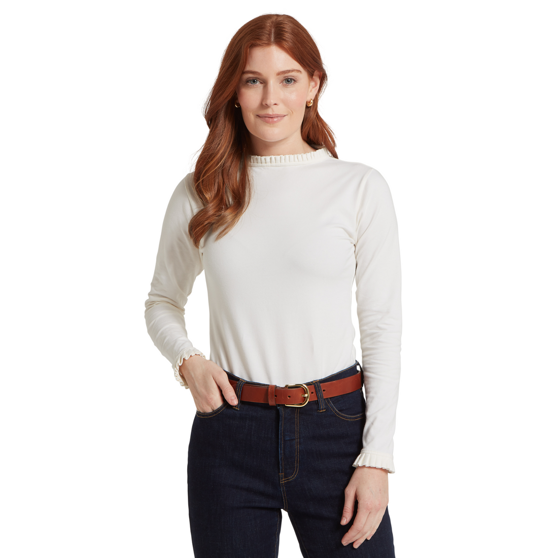 Ilkley Top Soft White