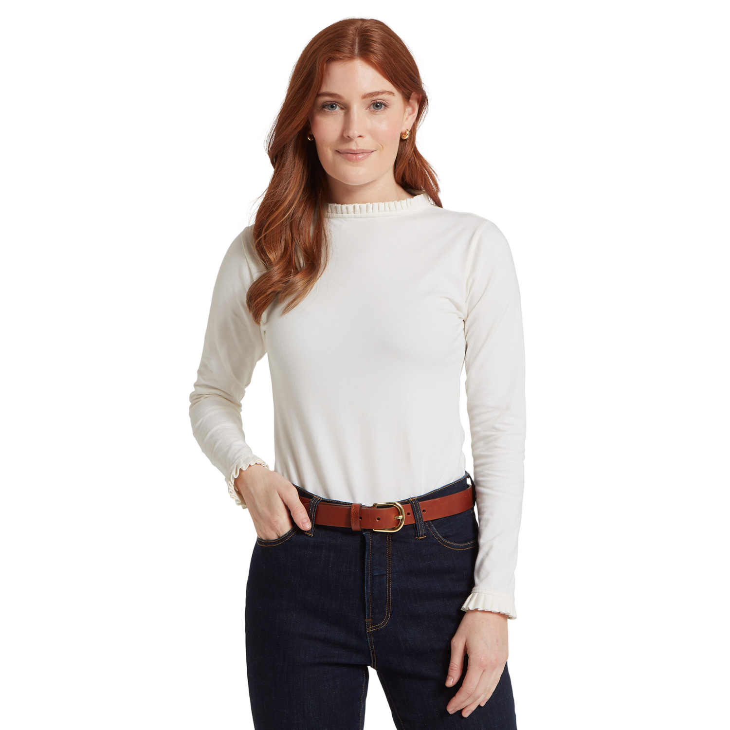 Ilkley Top Soft White