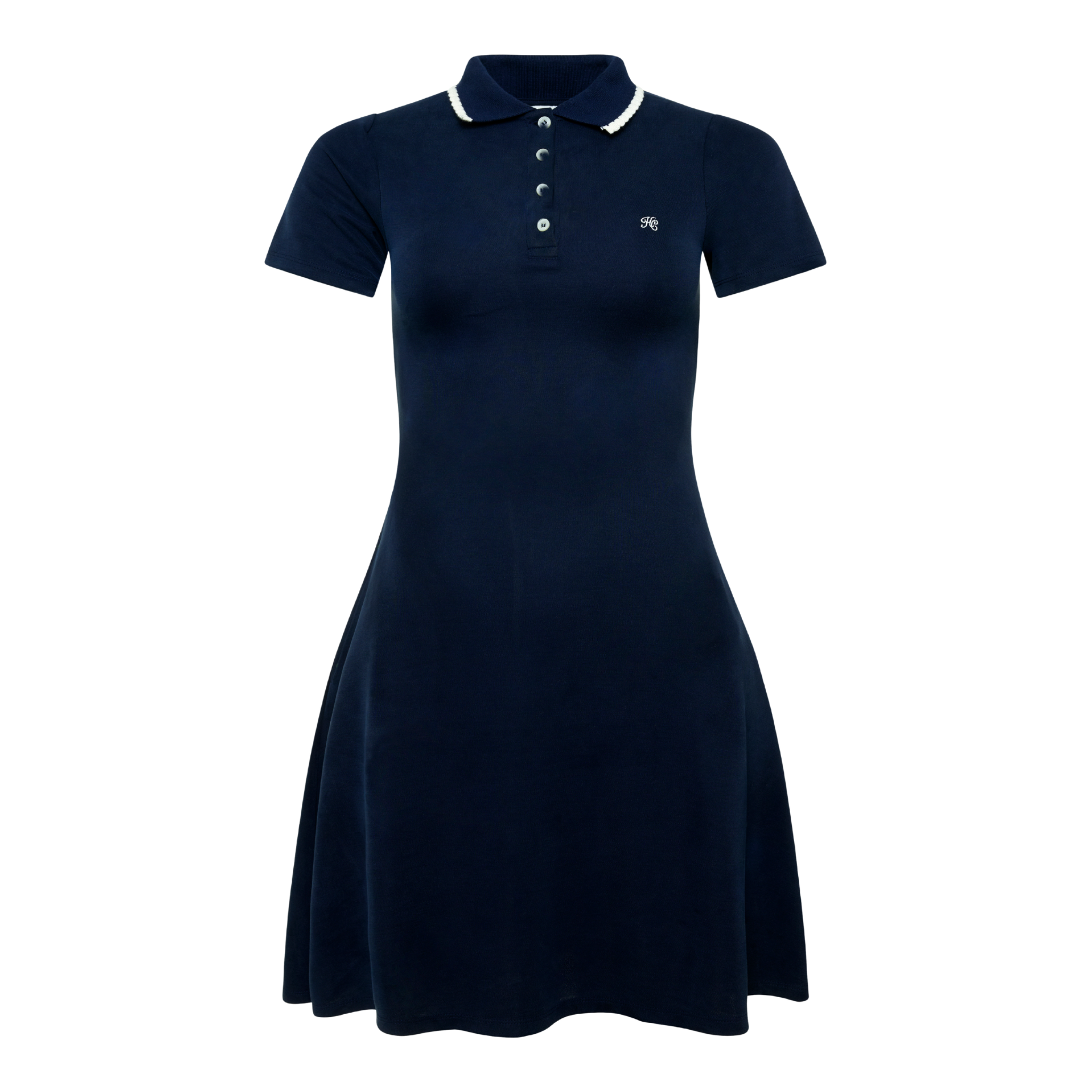 Jilly Polo Dress Washed Navy