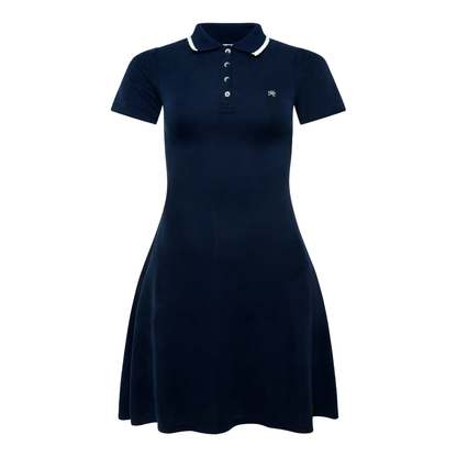 Jilly Polo Dress Washed Navy