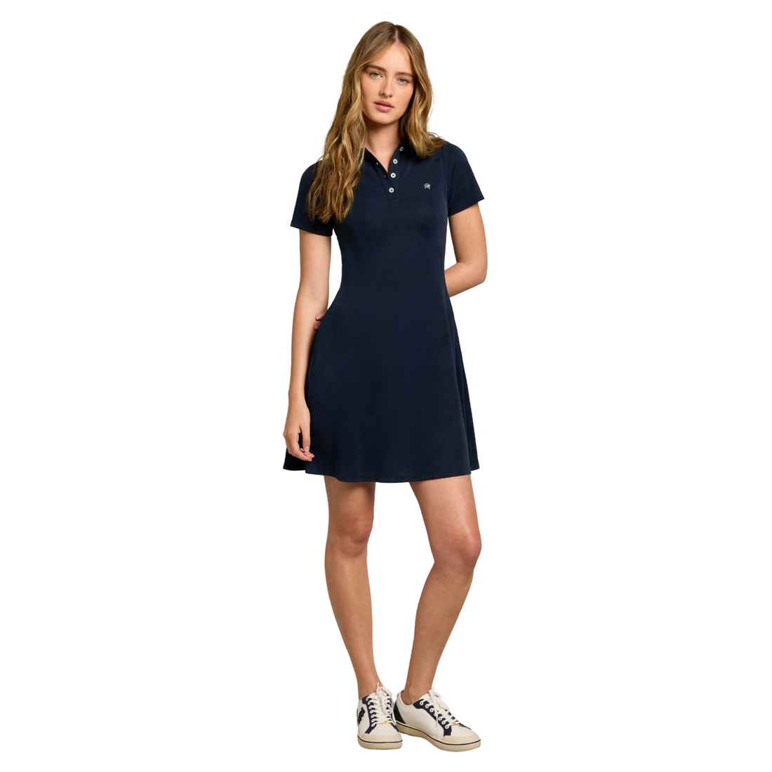 Jilly Polo Dress Washed Navy