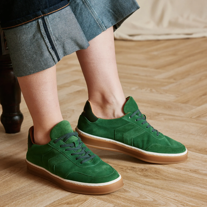 Kendrick Trainer Clover Green Suede