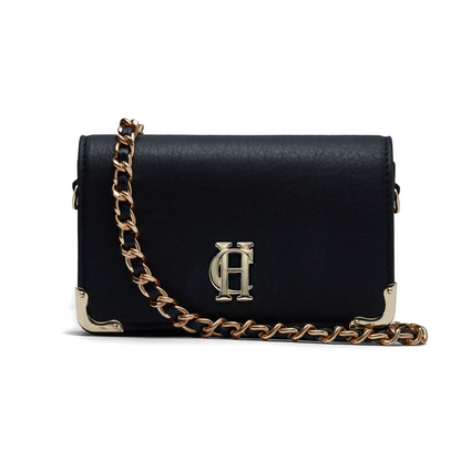 Kensington Crossbody Bag Black Leather