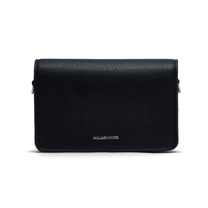 Kensington Crossbody Bag Black Leather