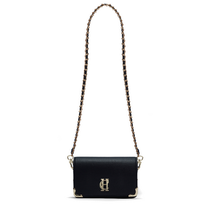 Kensington Crossbody Bag Black Leather
