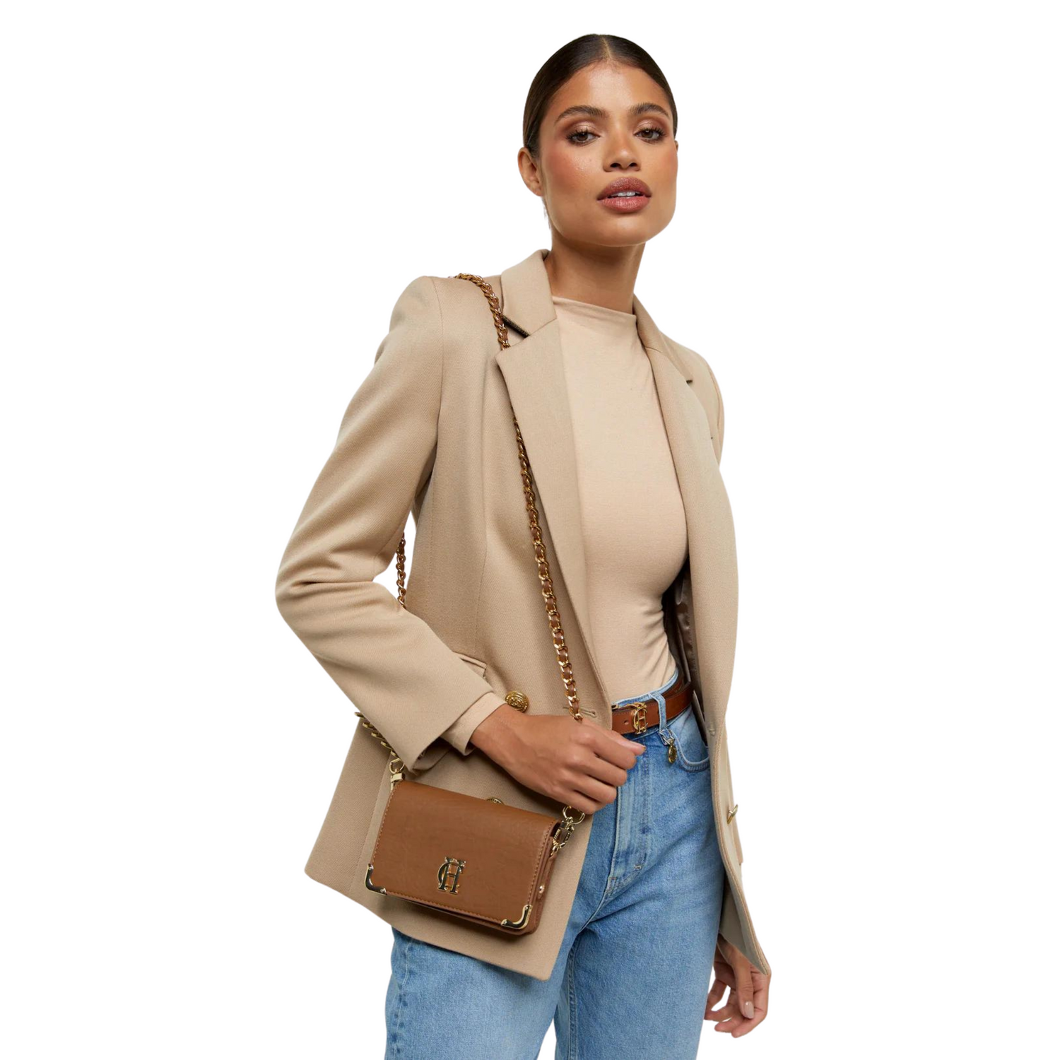 Kensington Crossbody Bag Tan Leather