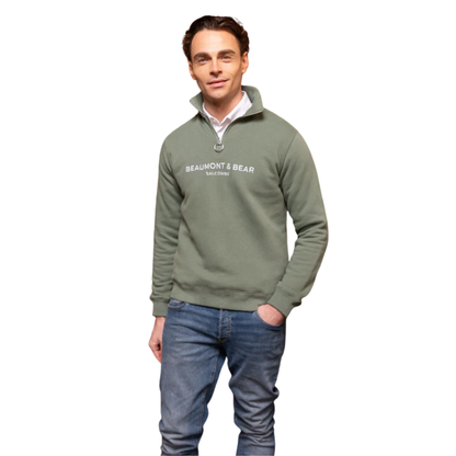 Kingswear Unisex Quarter Zip Fern