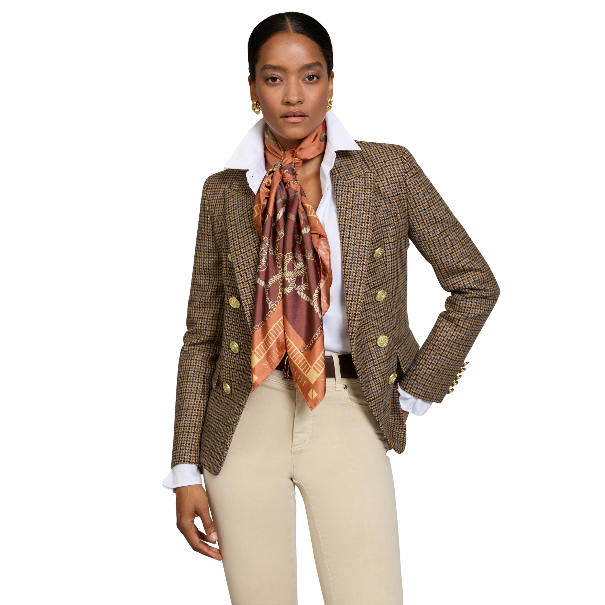 Knightsbridge Blazer Abbot Check Tweed