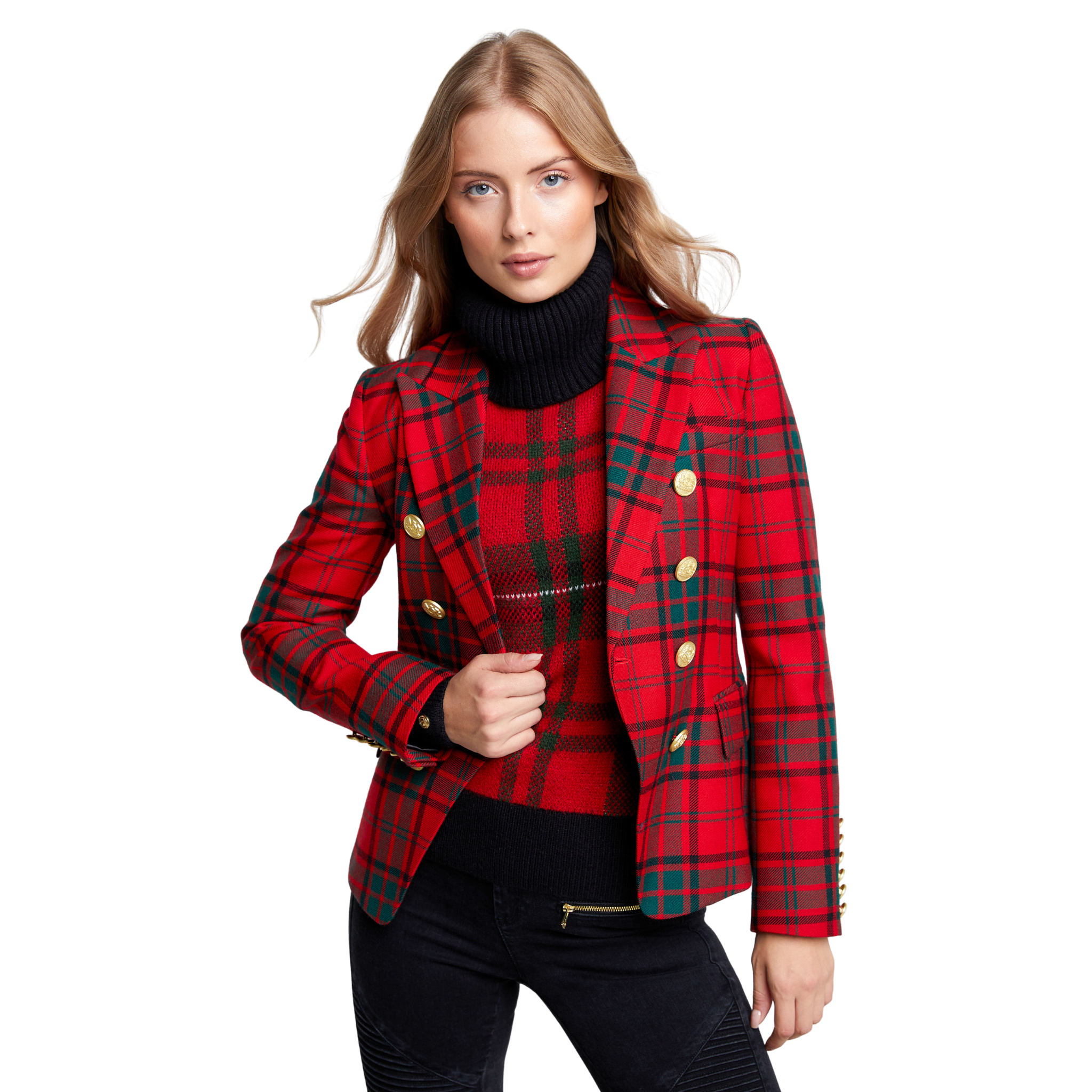 Knightsbridge Blazer Red Tartan