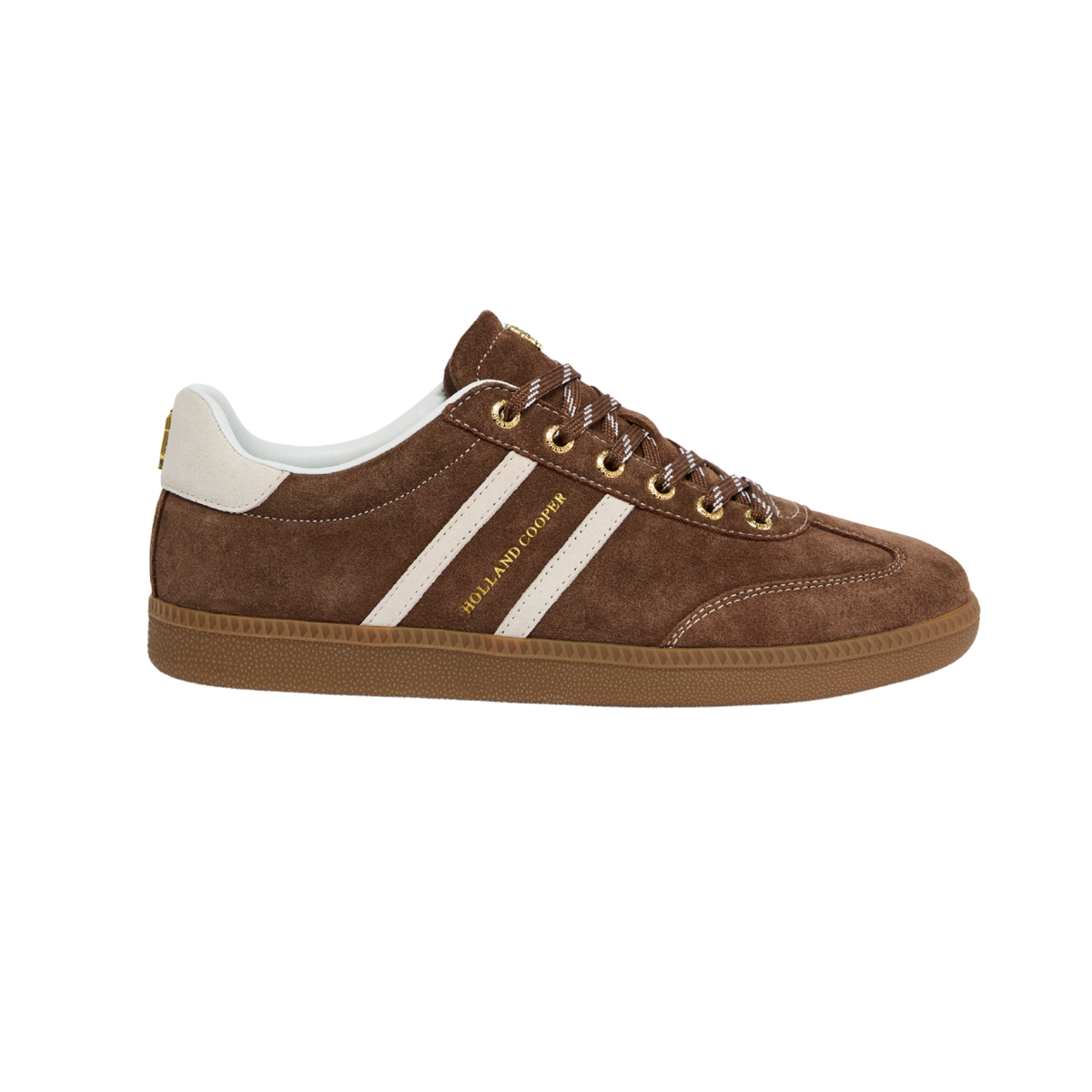 Knightsbridge Court Trainer Chocolate Suede