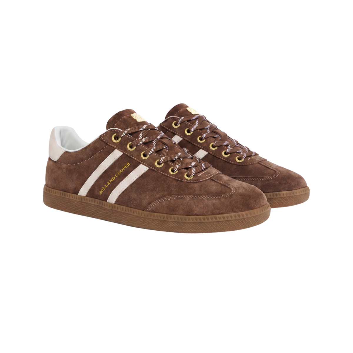Knightsbridge Court Trainer Chocolate Suede