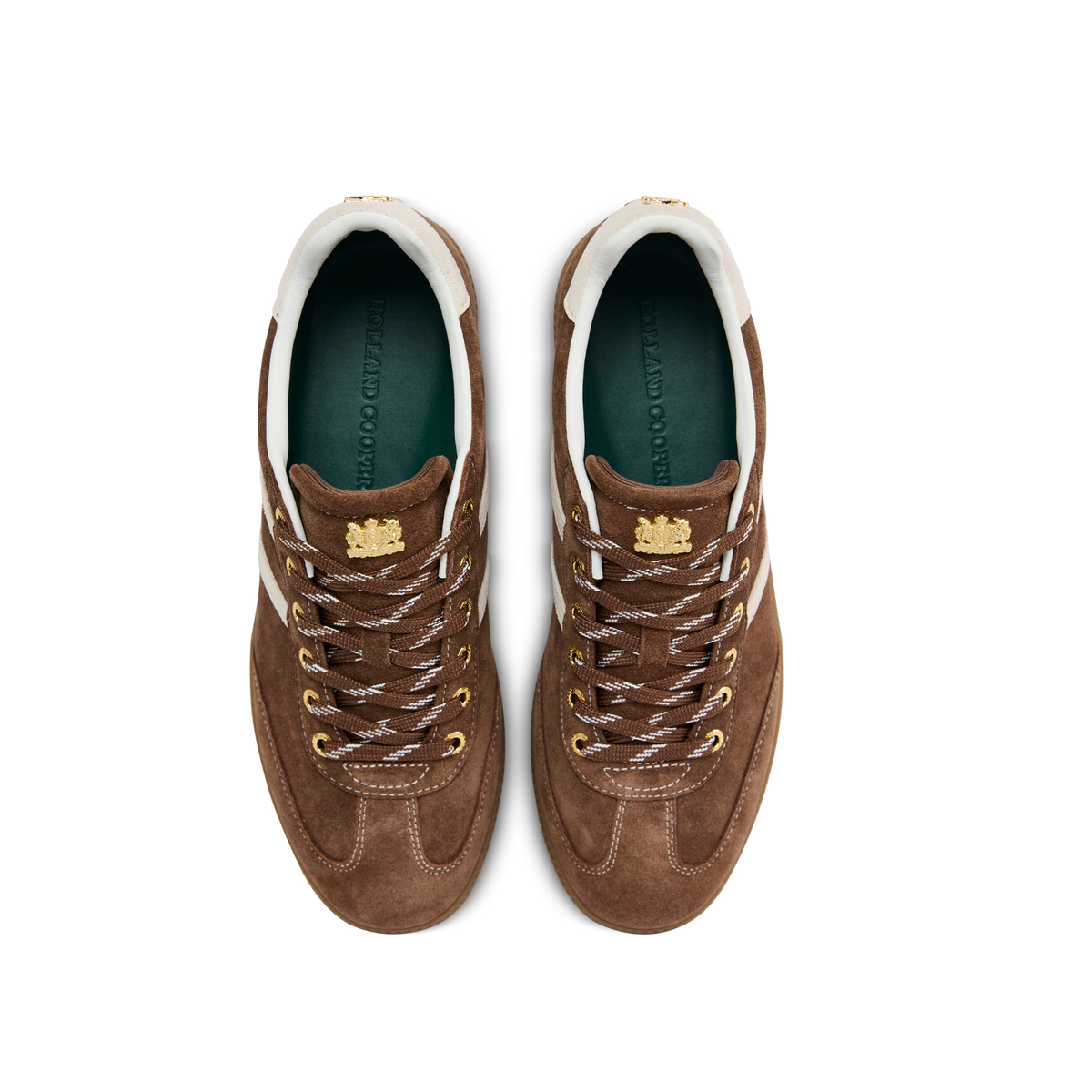 Knightsbridge Court Trainer Chocolate Suede