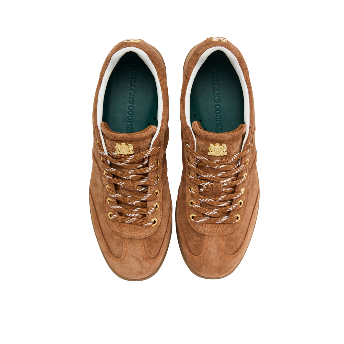 Knightsbridge Court Trainer Tan Suede