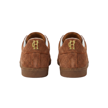 Knightsbridge Court Trainer Tan Suede
