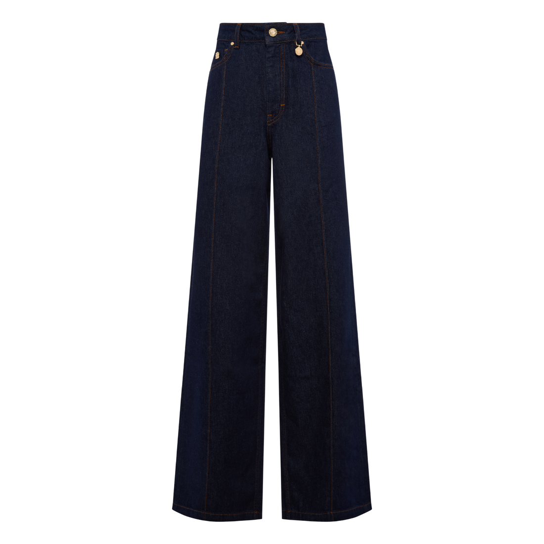 Lily Wide Leg Jean Clean Indigo