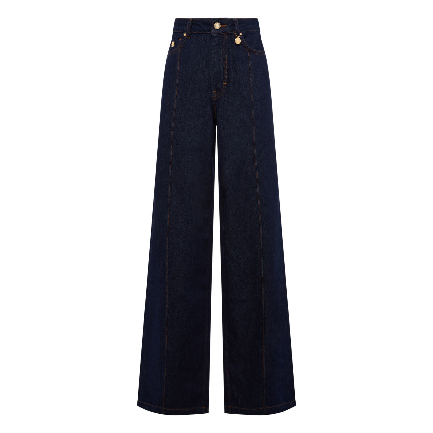 Lily Wide Leg Jean Clean Indigo