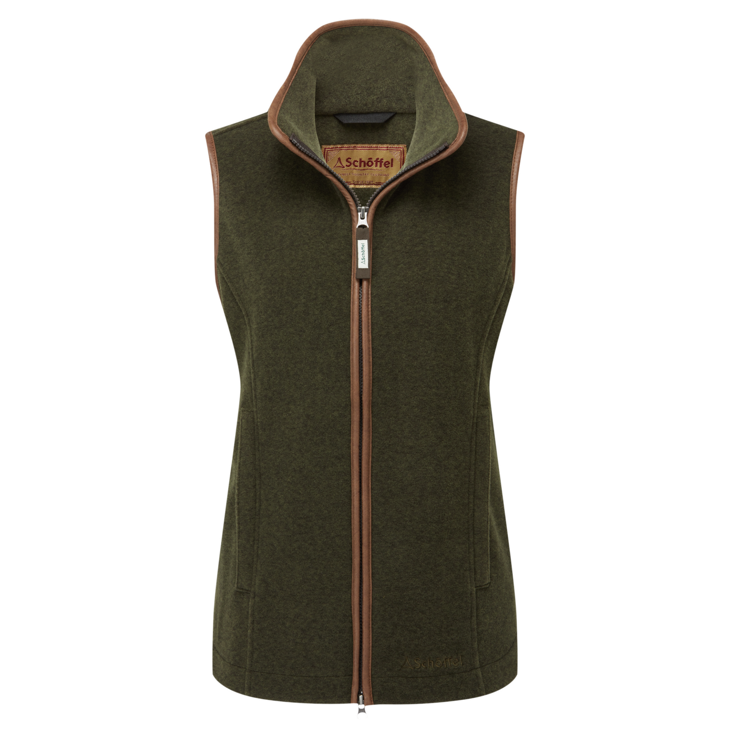 Lyndon Fleece Gilet Dark Olive