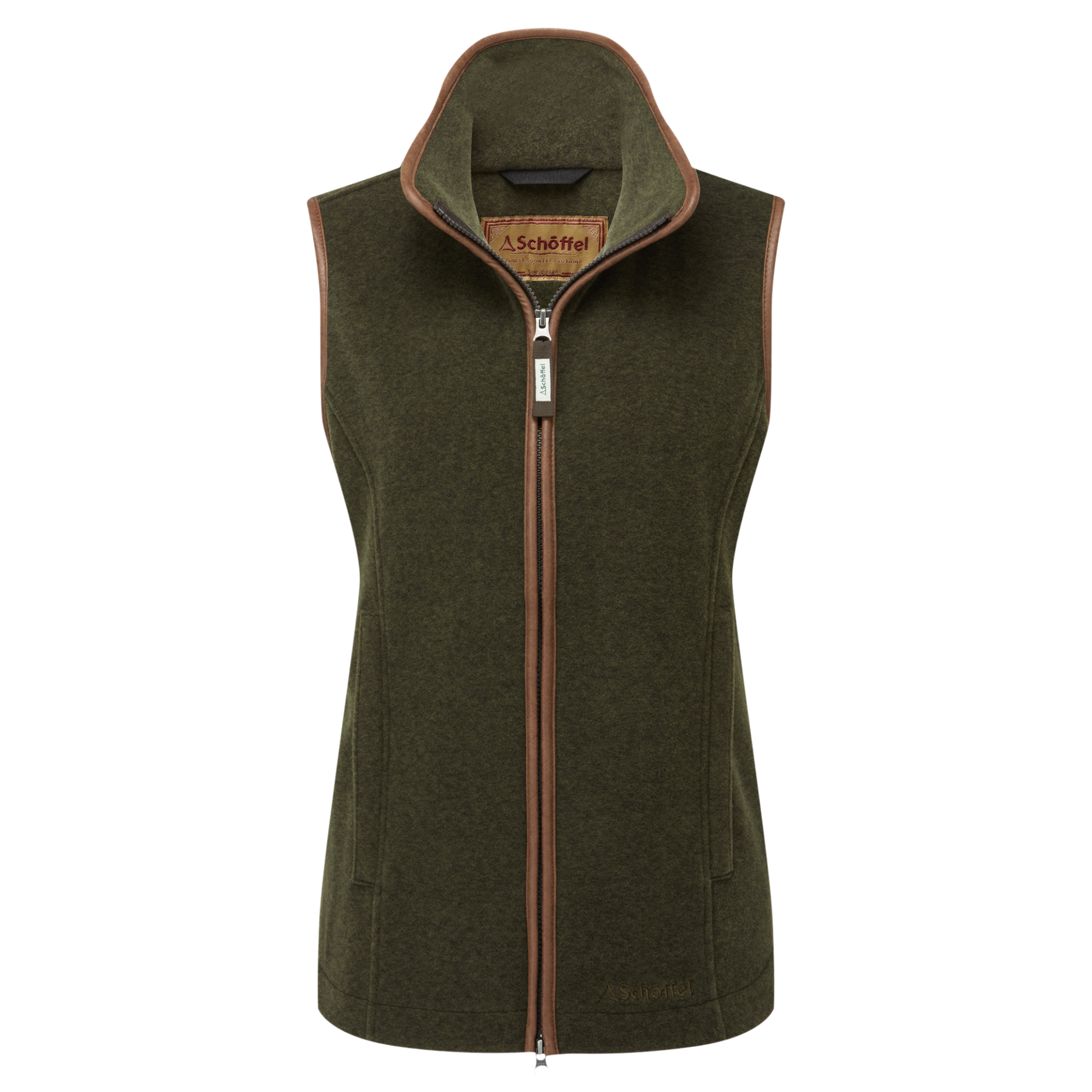 Lyndon Fleece Gilet Dark Olive