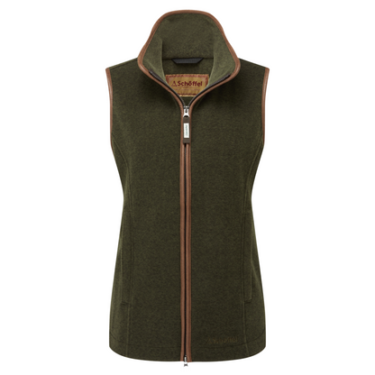 Lyndon Fleece Gilet Dark Olive
