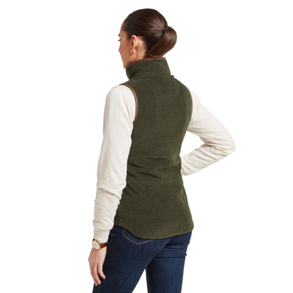Lyndon Fleece Gilet Dark Olive