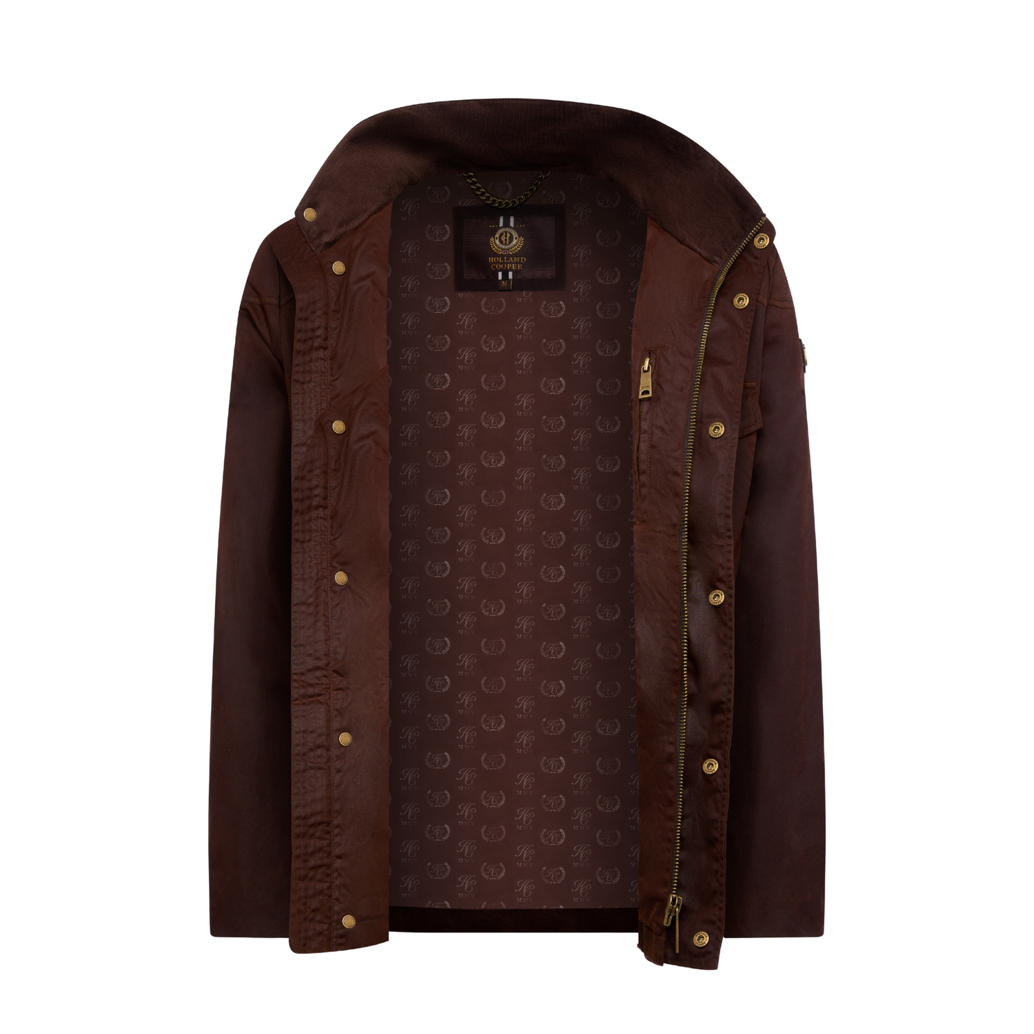 Four Pocket Wax Jacket Chocolate