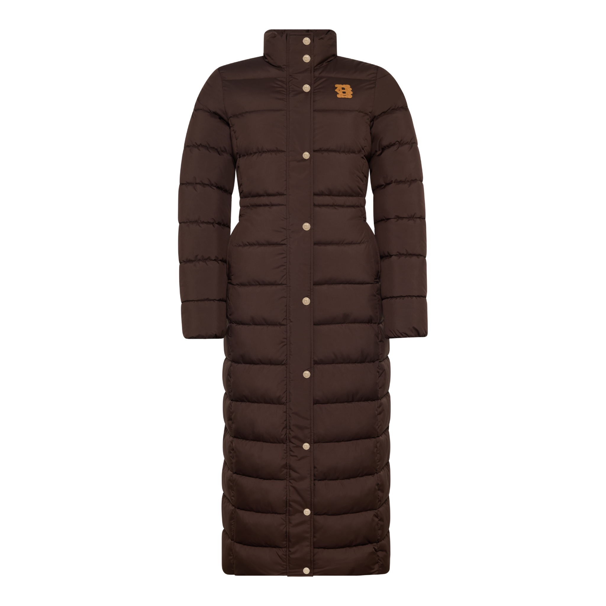 Milton Longline Coat Chocolate