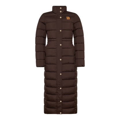 Milton Longline Coat Chocolate