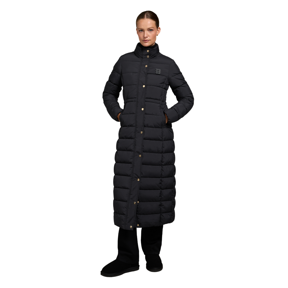 Milton Longline Coat Black