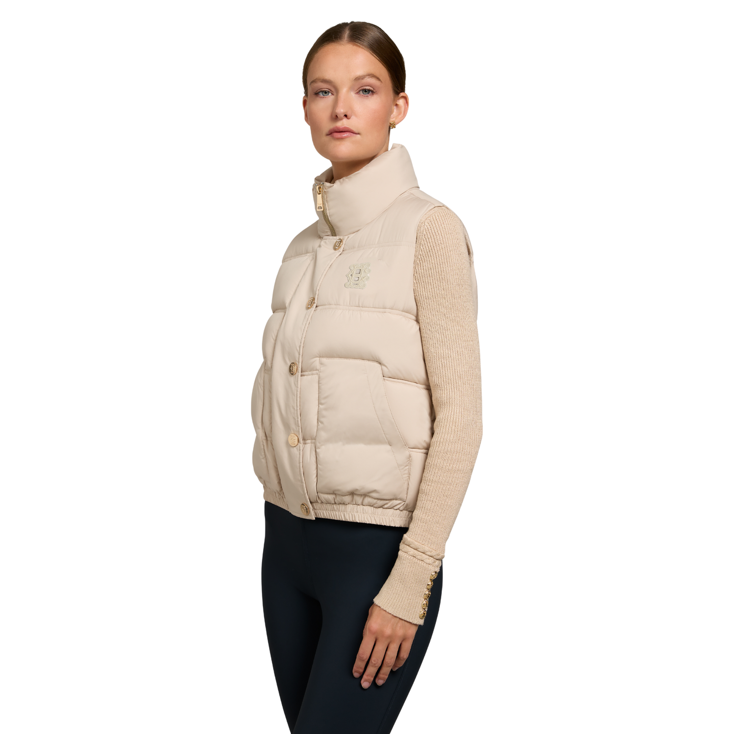 Milton Padded Gilet Putty