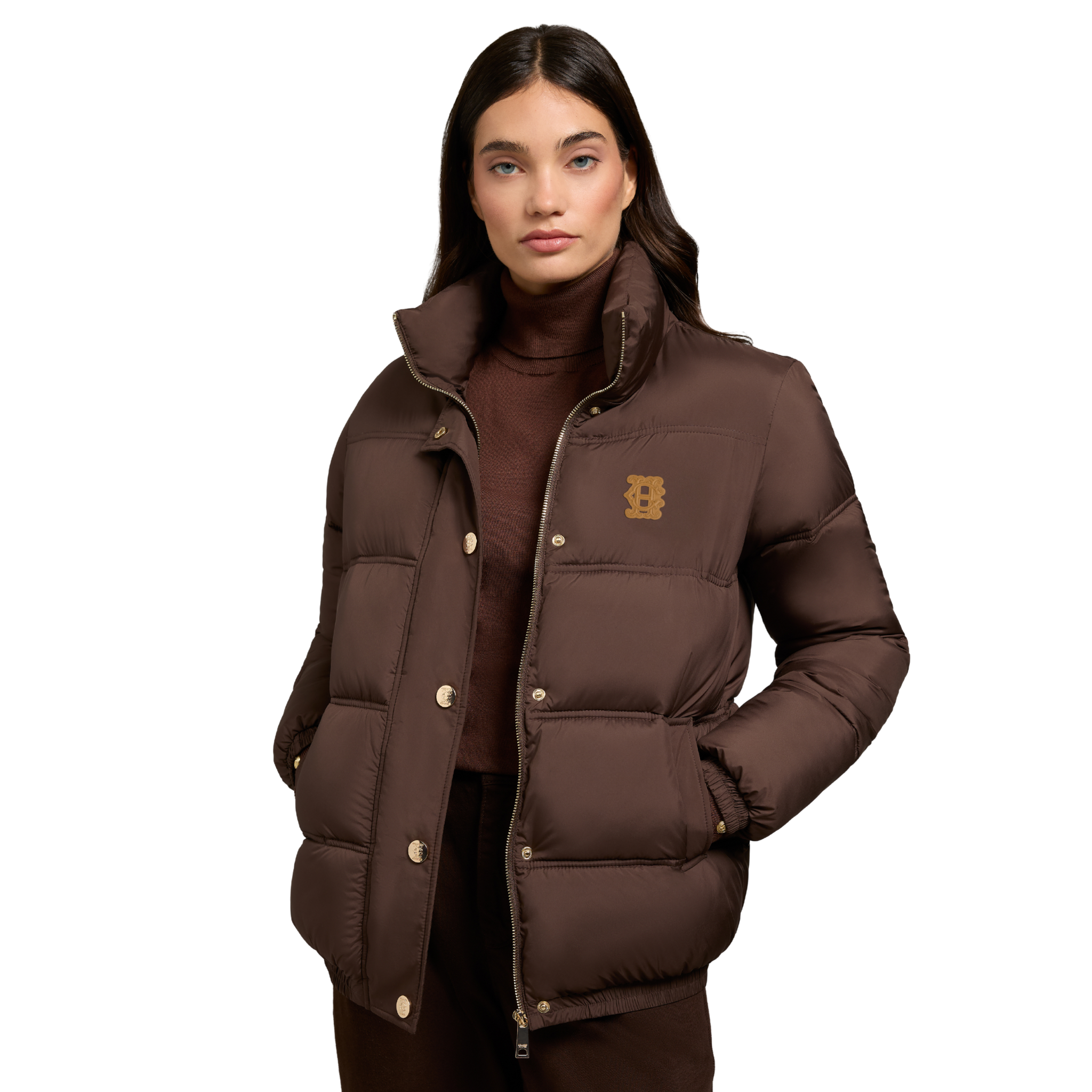 Milton Padded Jacket Chocolate