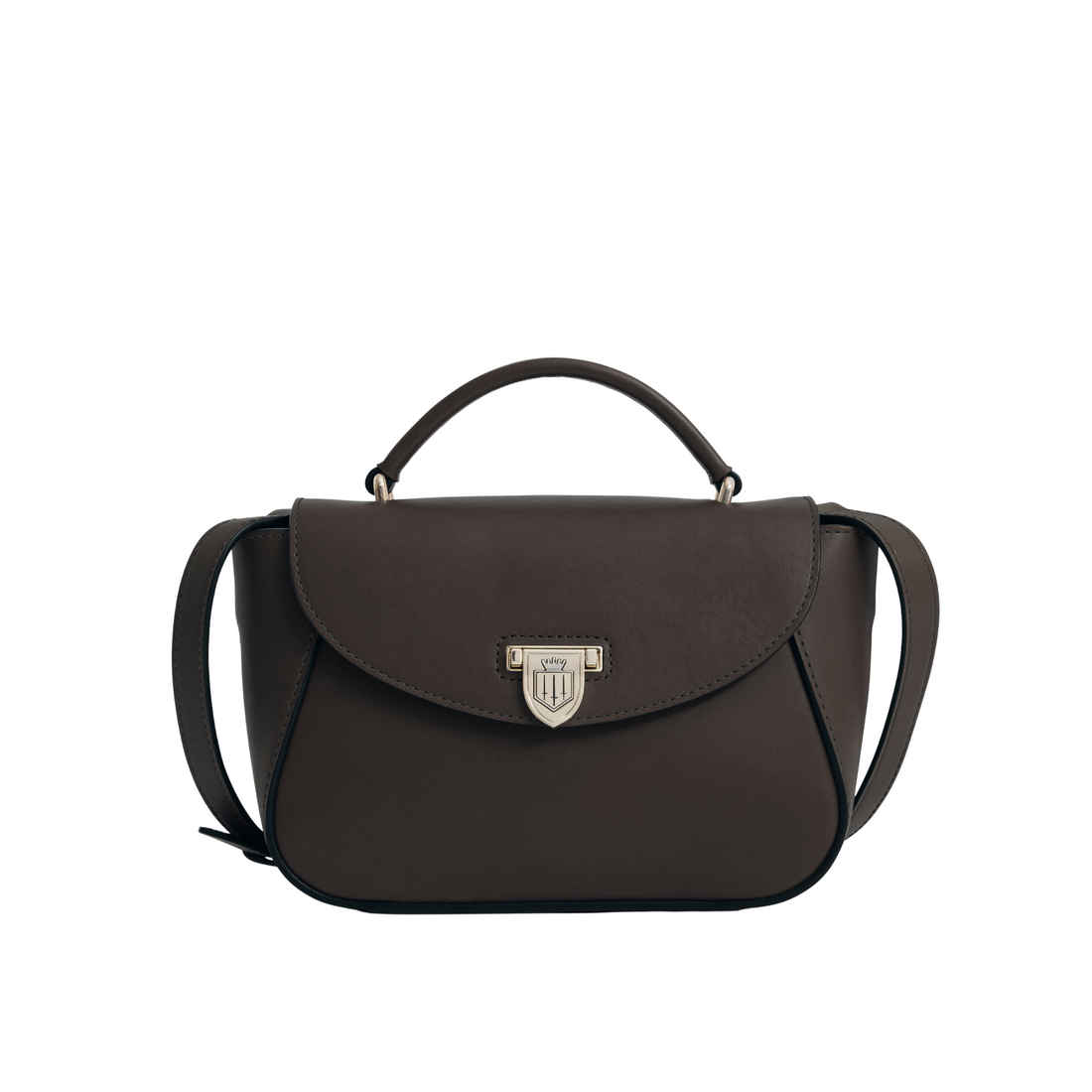 Mini Blenheim Handbag Mahogany Leather