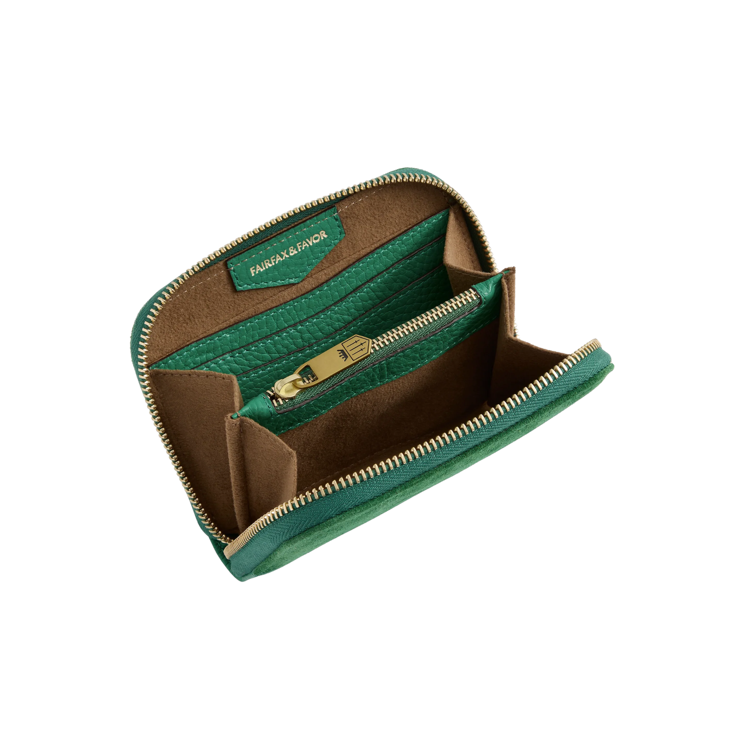Mini Salisbury Purse Clover Green Suede