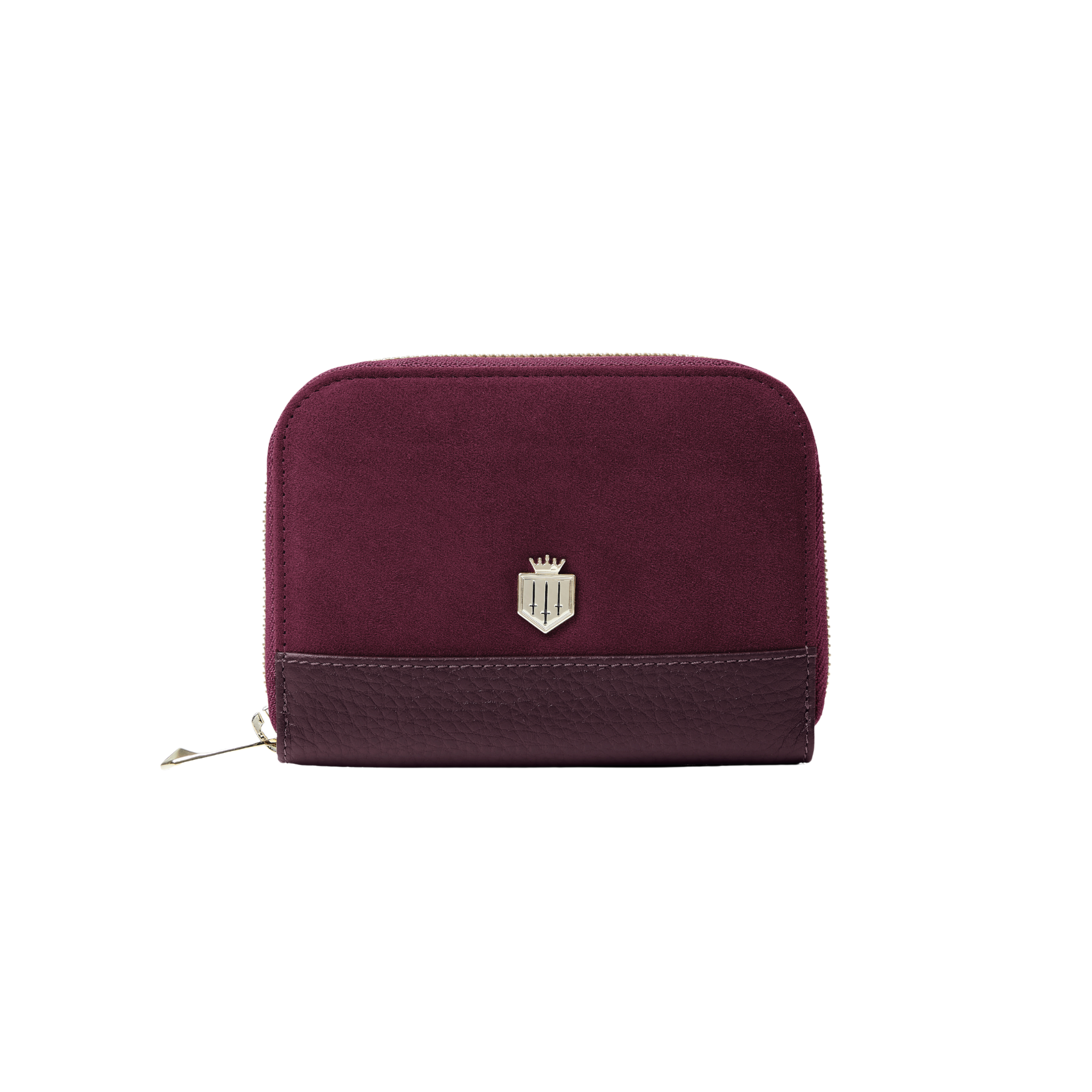 Mini Salisbury Purse Elderberry Suede