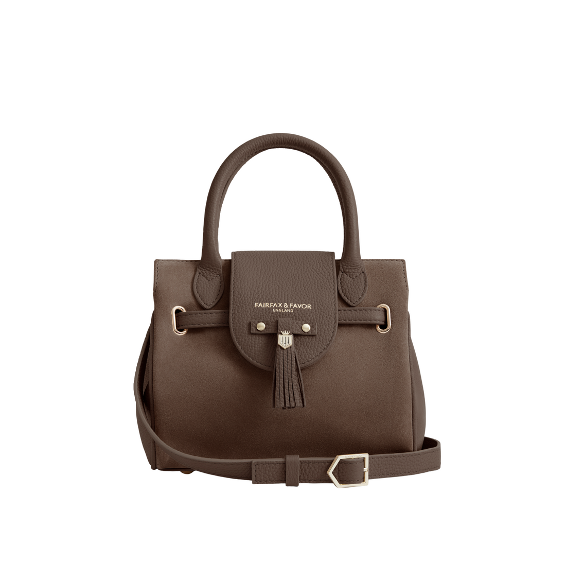 Mini Windsor Handbag Fog Suede