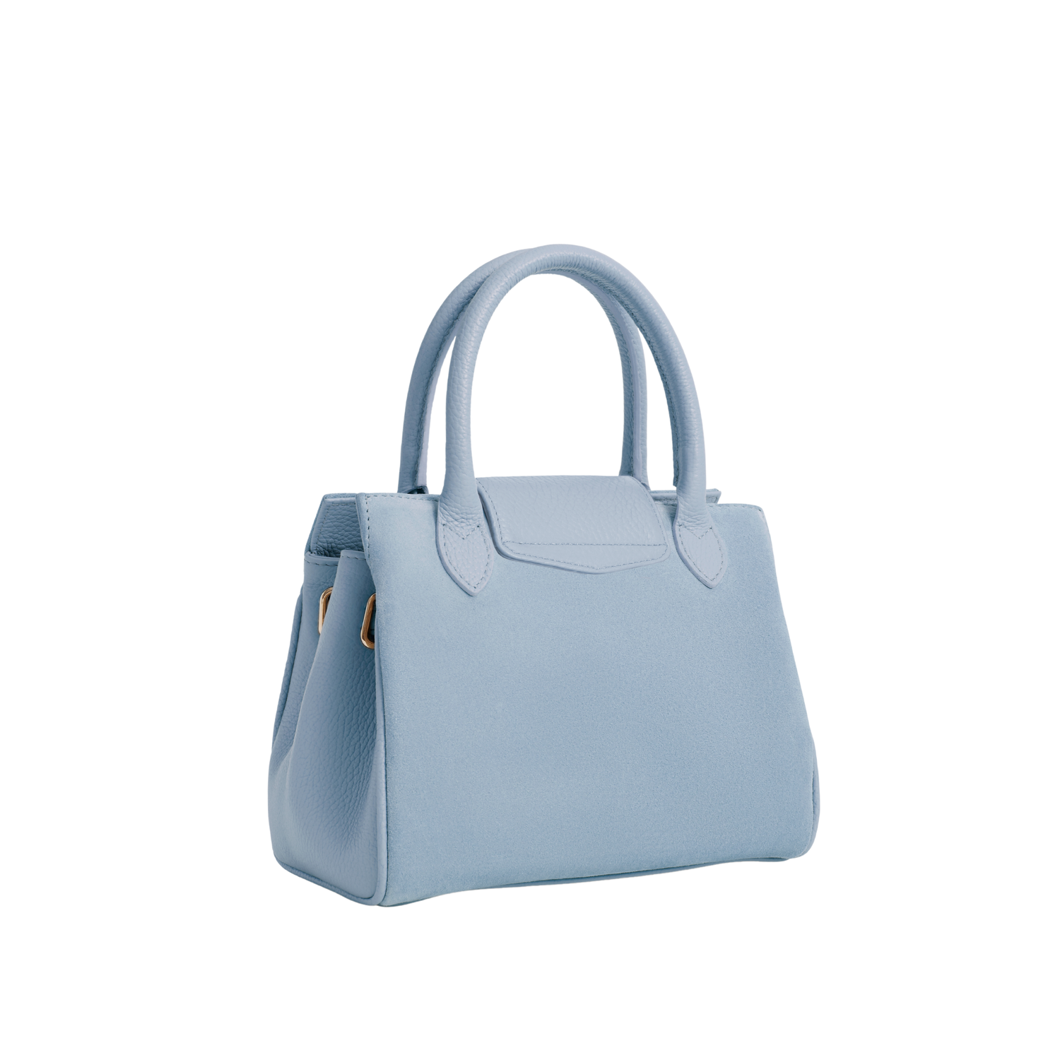 Mini Windsor Handbag Sky Blue Suede