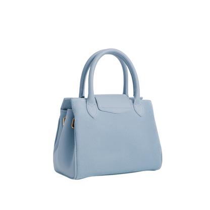 Mini Windsor Handbag Sky Blue Suede