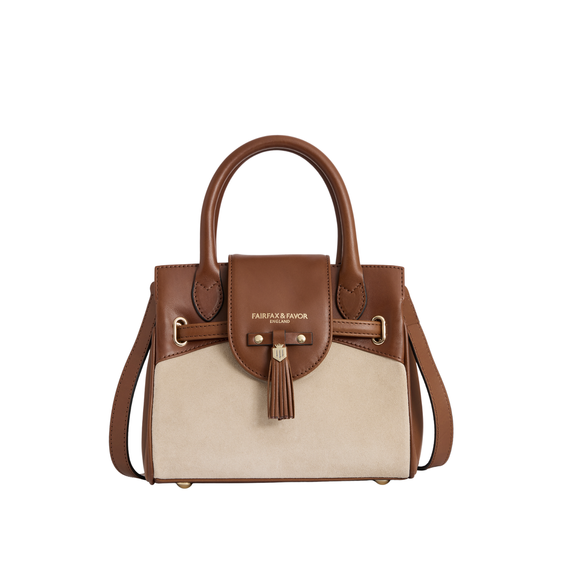 Mini Windsor Handbag Tan/Stone Leather