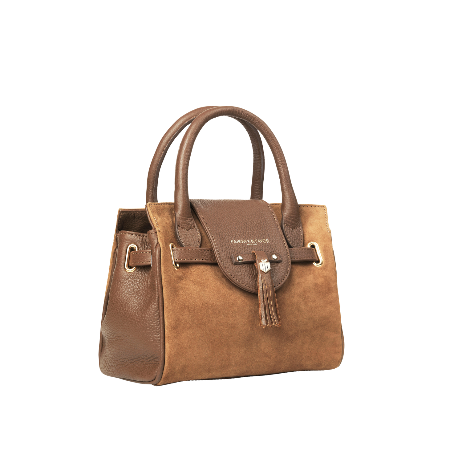 Mini Windsor Handbag Tan Suede