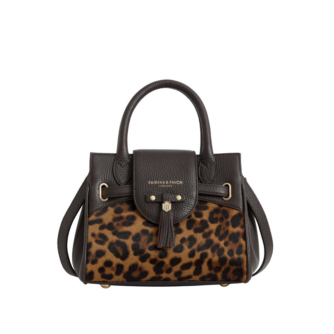 Mini Windsor Handbag Leopard Haircalf