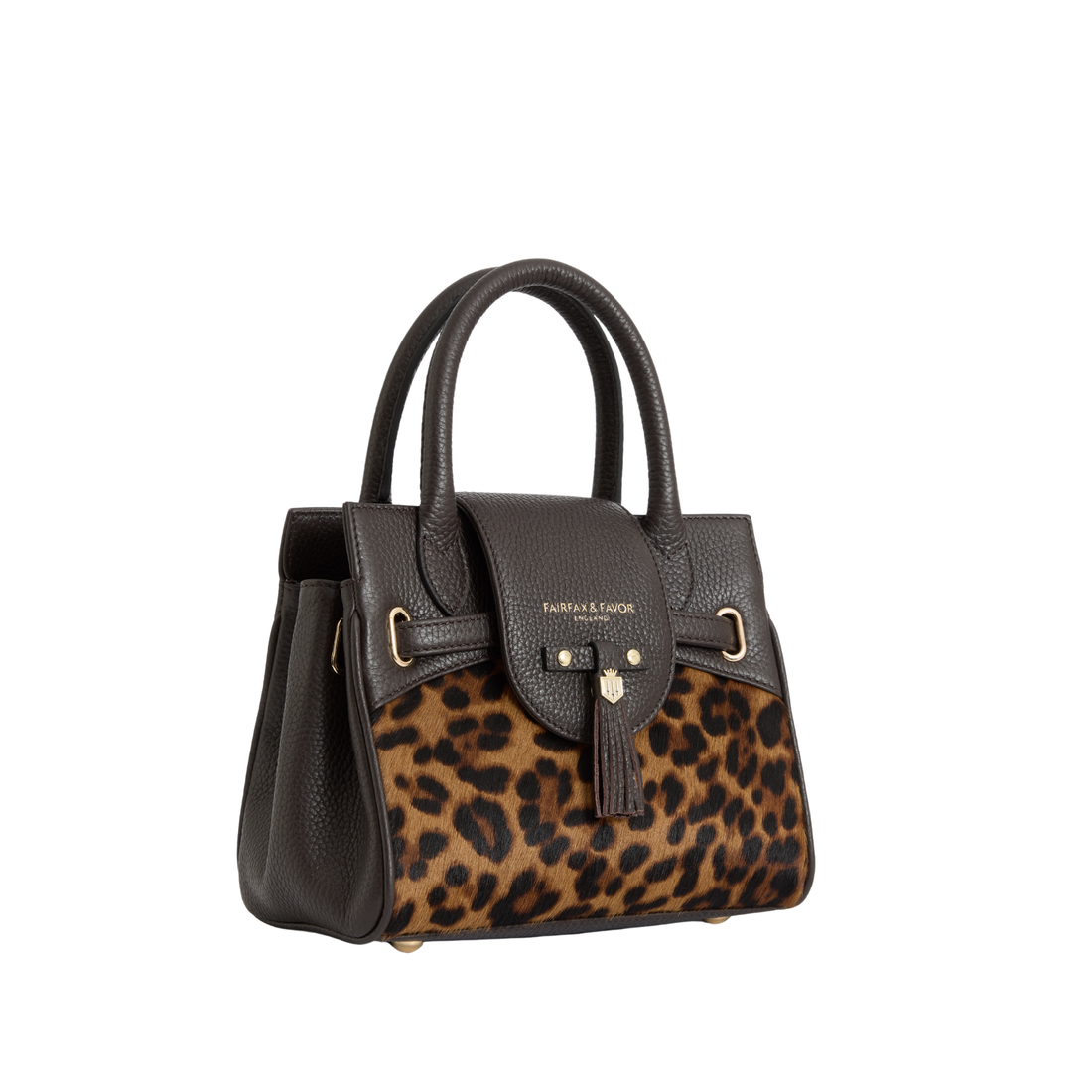 Mini Windsor Handbag Leopard Haircalf