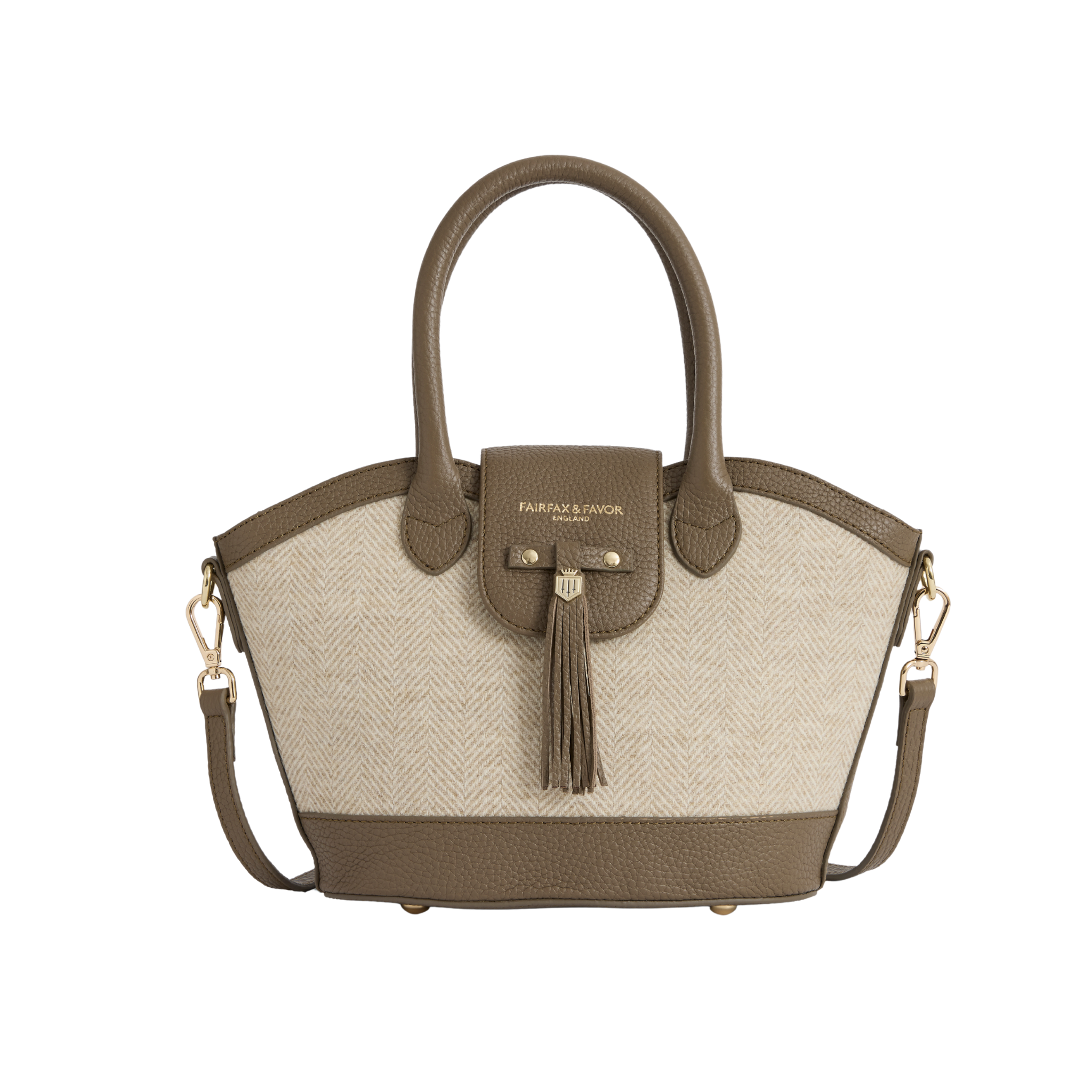 Mini Windsor Tote Herringbone Fawn