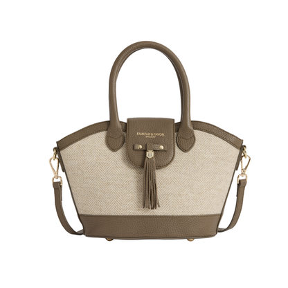 Mini Windsor Tote Herringbone Fawn