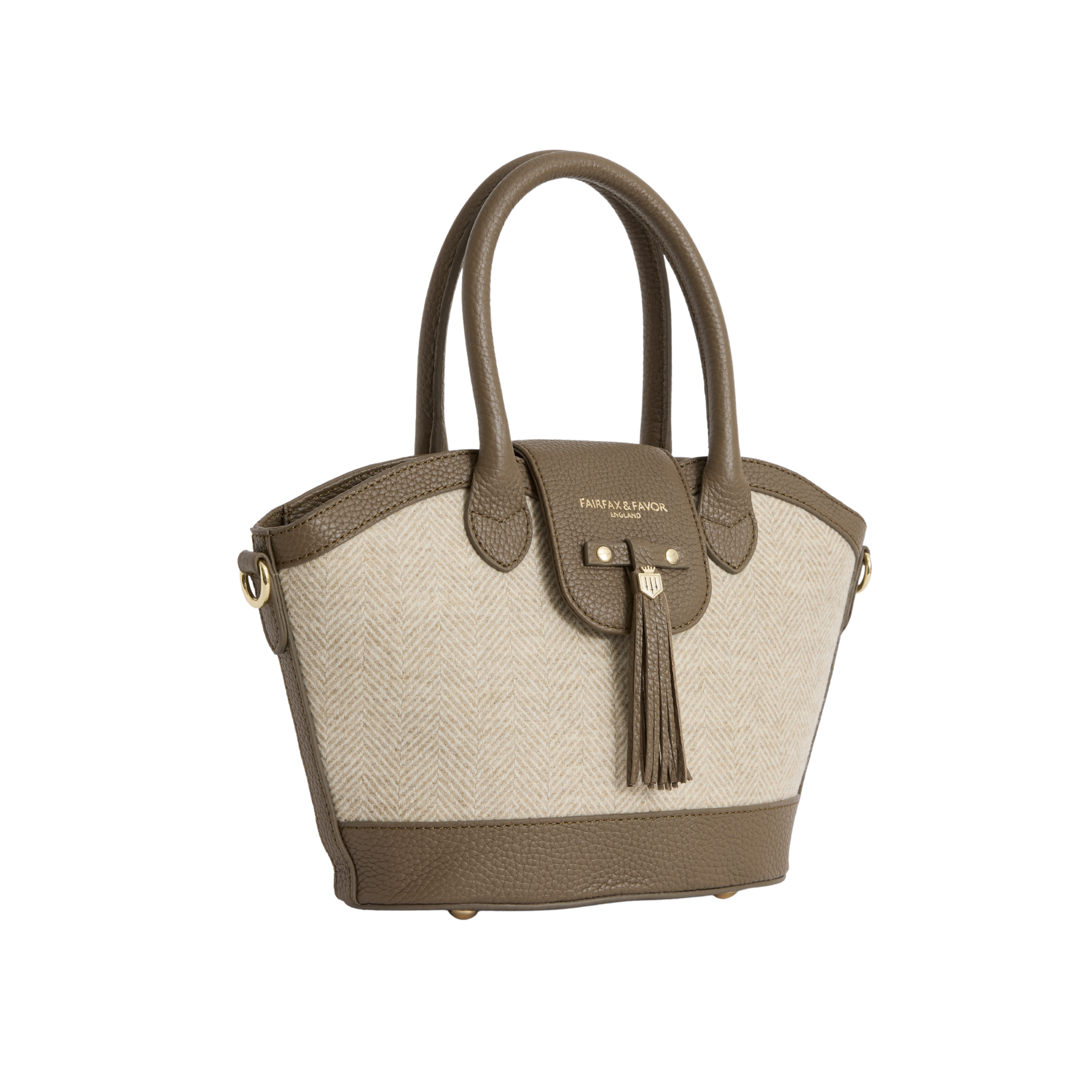 Mini Windsor Tote Herringbone Fawn