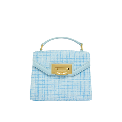 Mini Cheltenham Bag Ice Blue Boucle